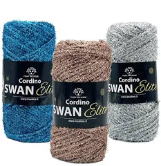 Il Filo di Arianna Swan Elite cordino lurex rocca 100 g 3 mm