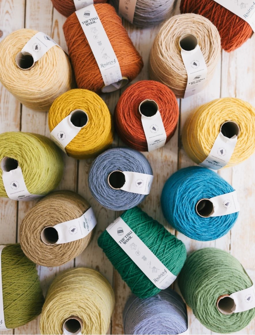 Rosarios4 Tufting Wool filato per tufting