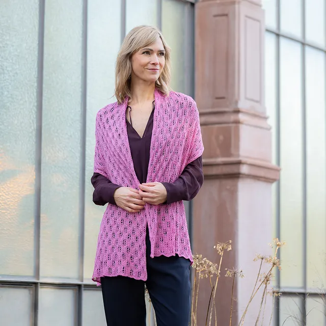 Pascuali Flower Stole stola schema maglia download