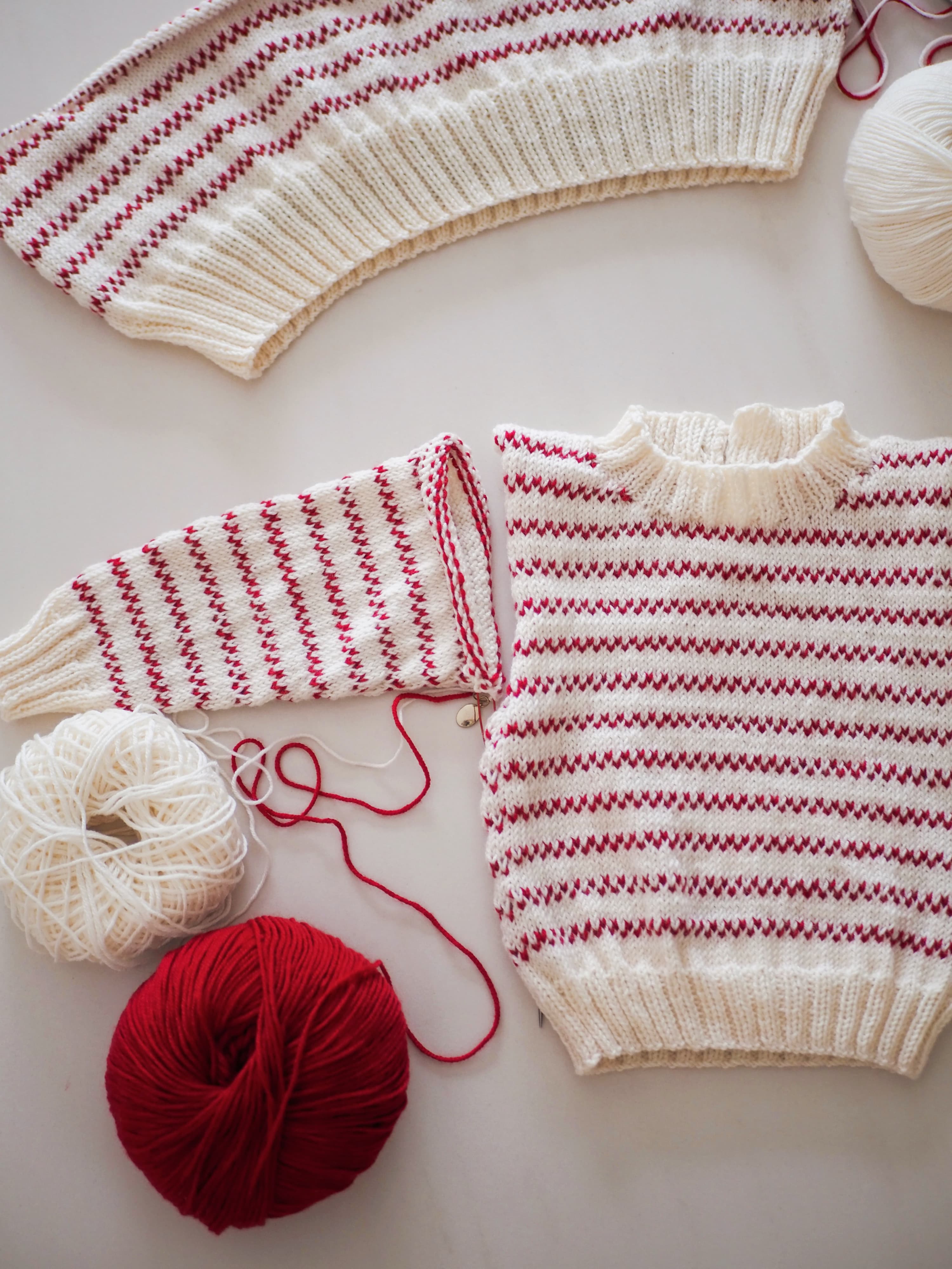 Annyblatt Frances maglione schema maglia taglia 1 naturale merino