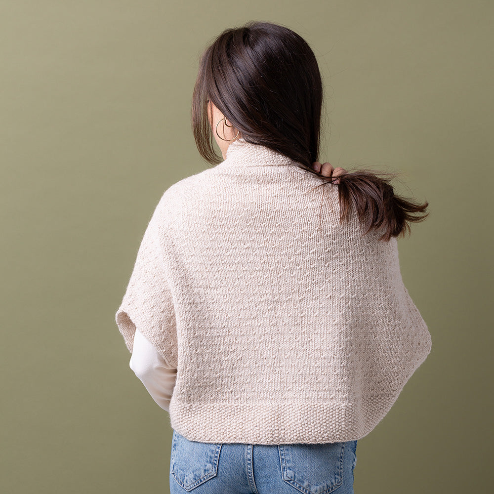 Pascuali Dotted Cape schema maglia mantella PDF top-down