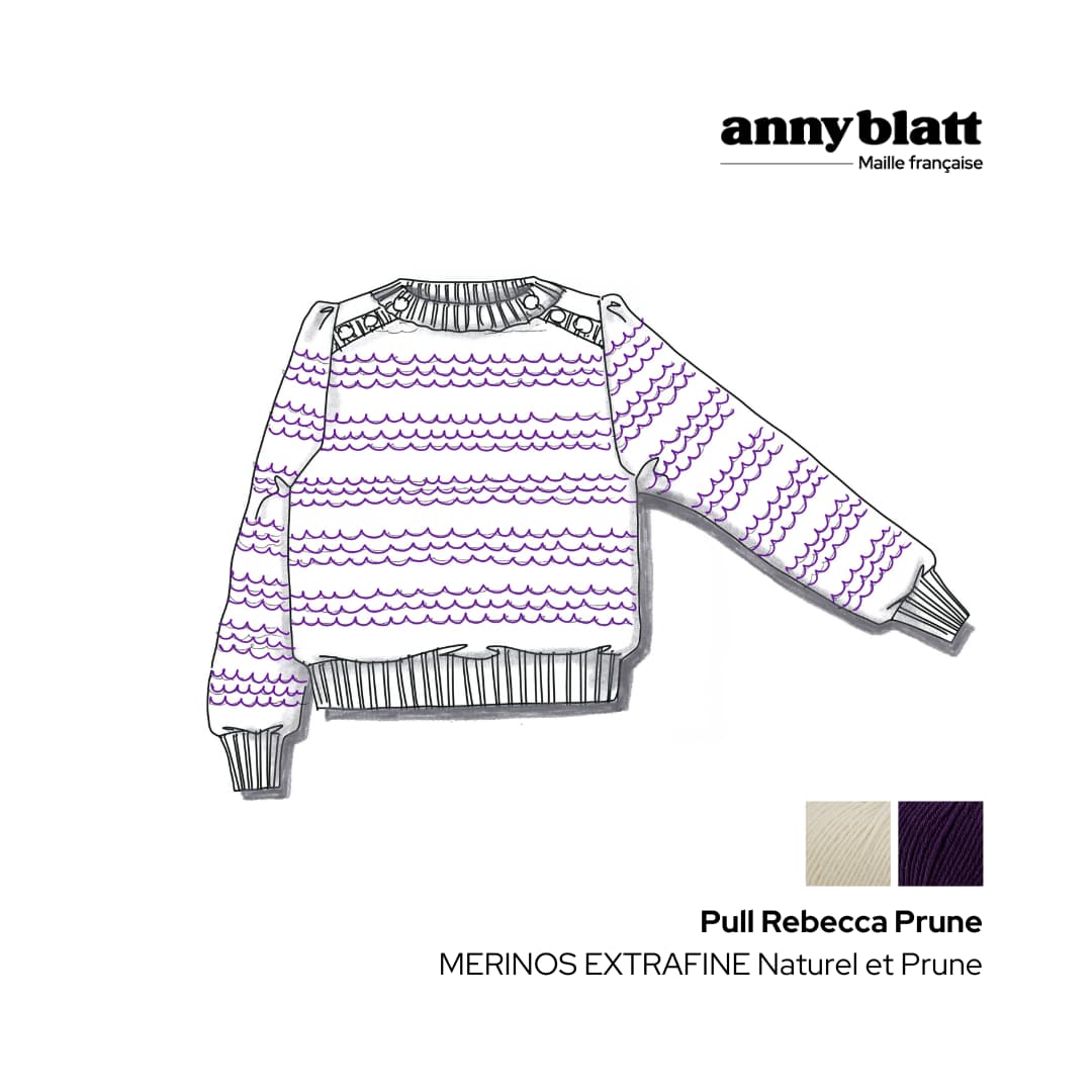 Anny Blatt Rebecca kit maglia merino nattier taglia S