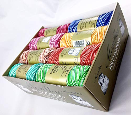 Morillas Zepelines Ne 5/2 cotone perlato assortiti 16 gomitoli