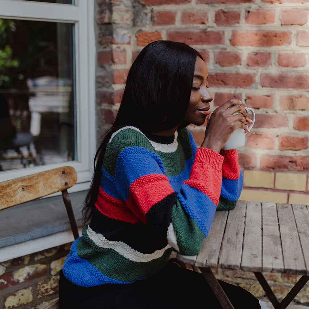 Pascuali Obuna Pullover schema colorblock