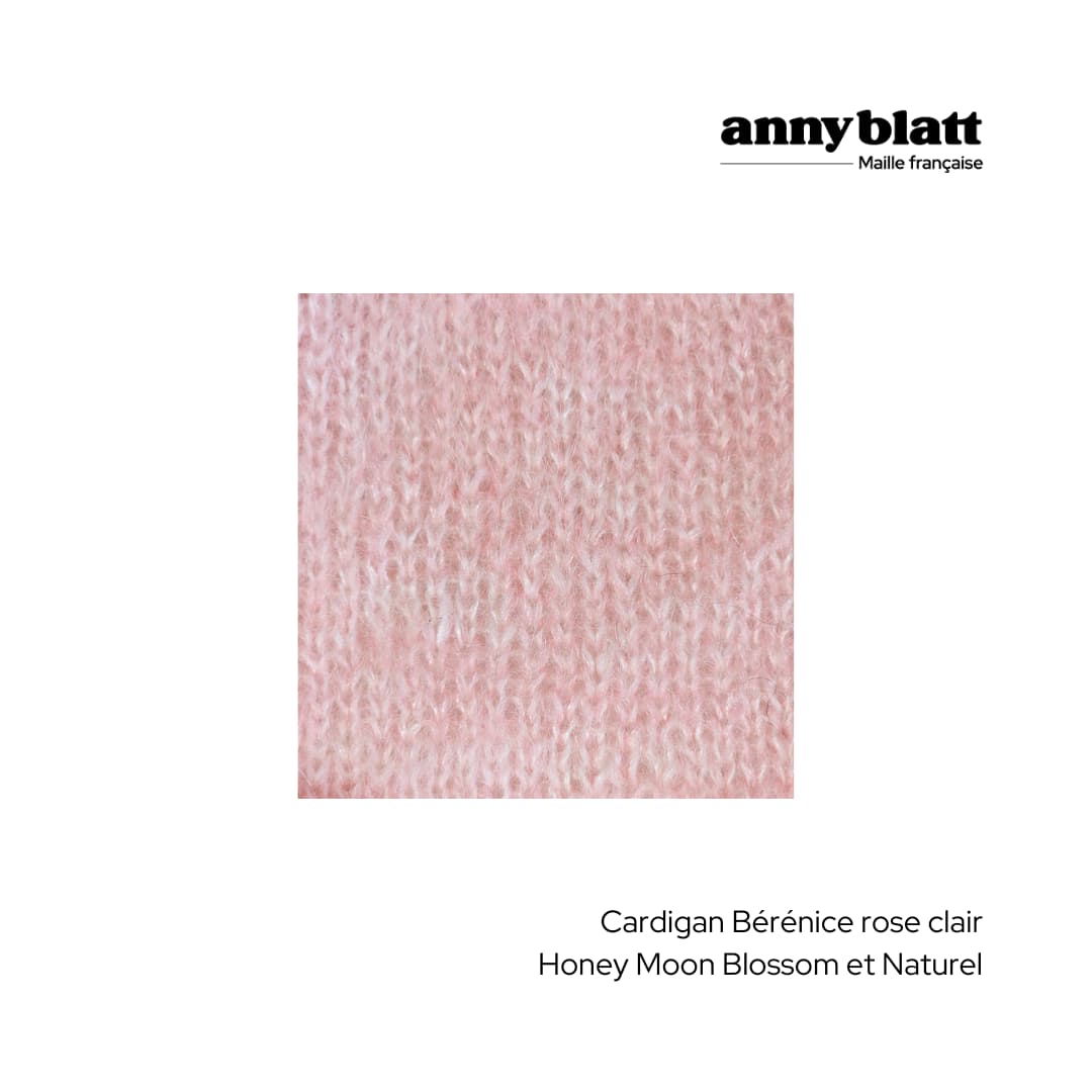 Annyblatt Berenice kit cardigan giallo mohair seta