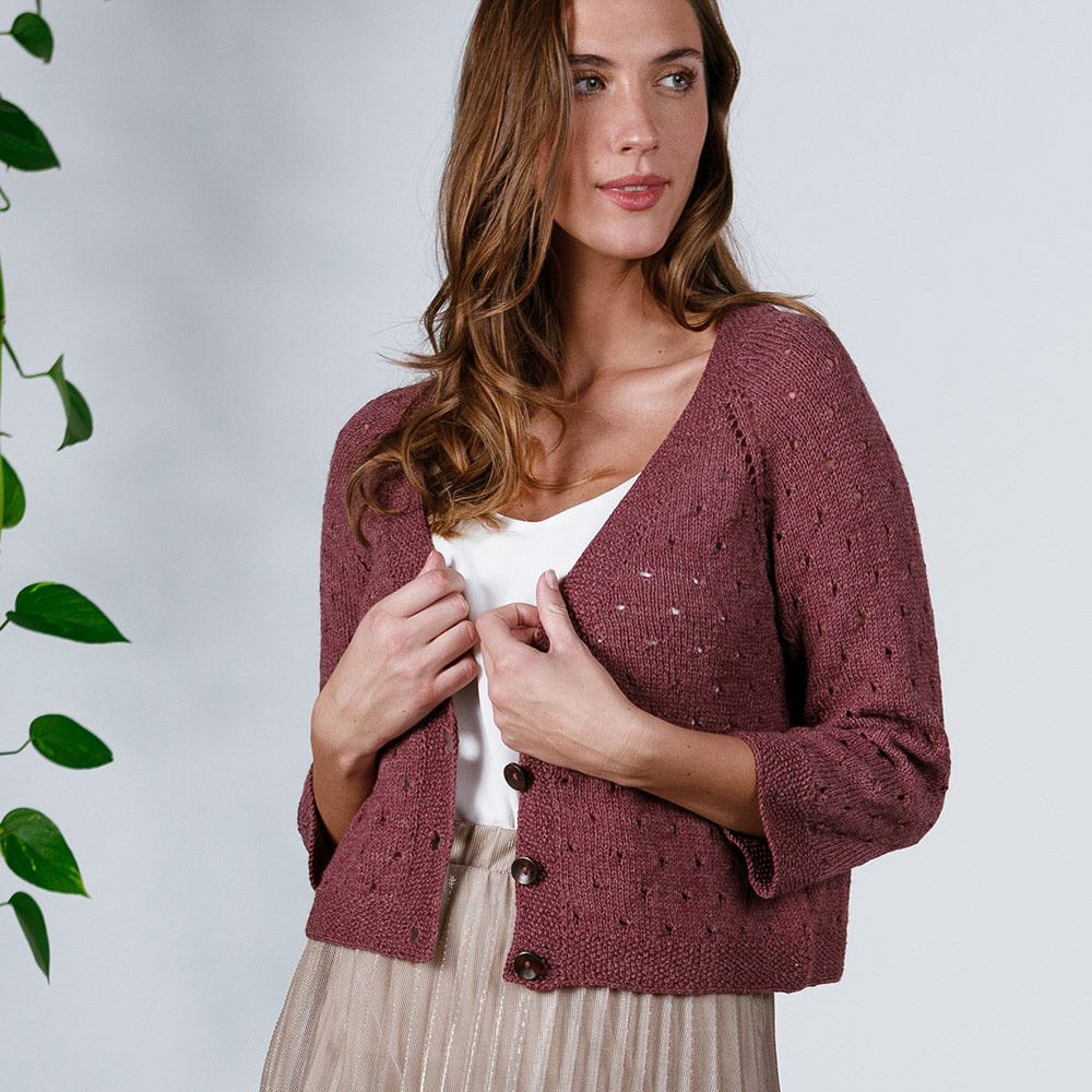 Pascuali Tamara Cardigan Schema Maglia Scollo a V