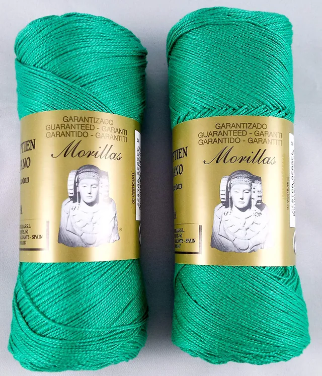 Morillas Zepelines Ne 5/2 cotone perlato turchese 20 2x75g