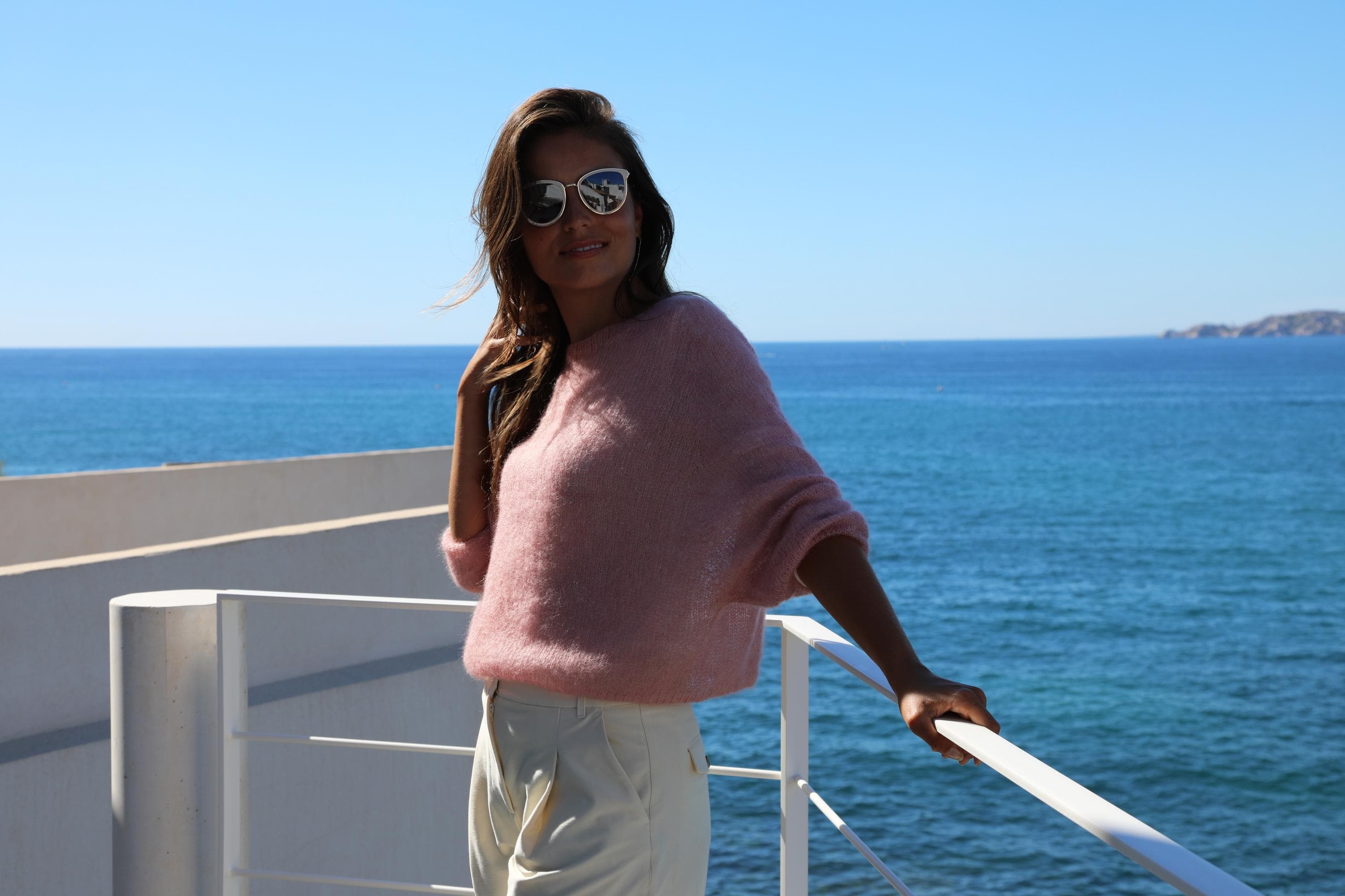 Anny Blatt Philomène pull kit maglia S ballerine mohair