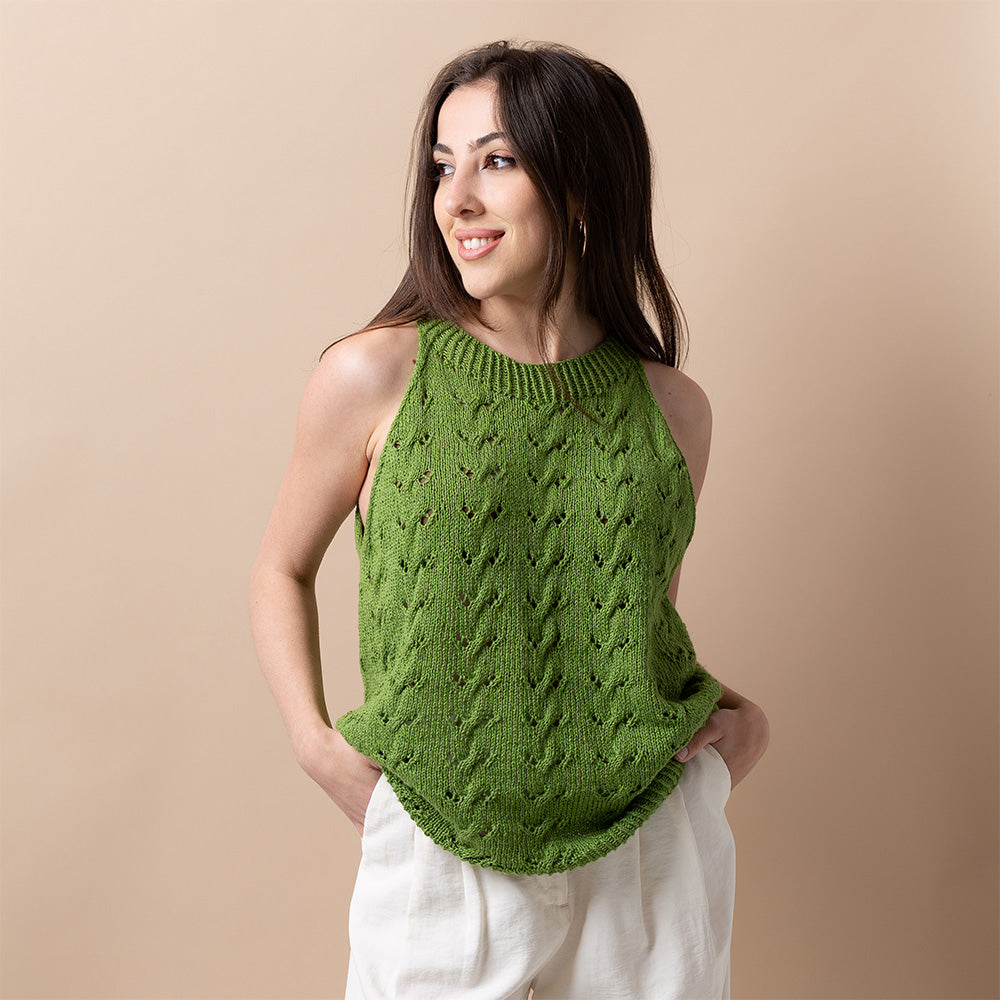 Pascuali Summer Twist Top schema maglia PDF cotone