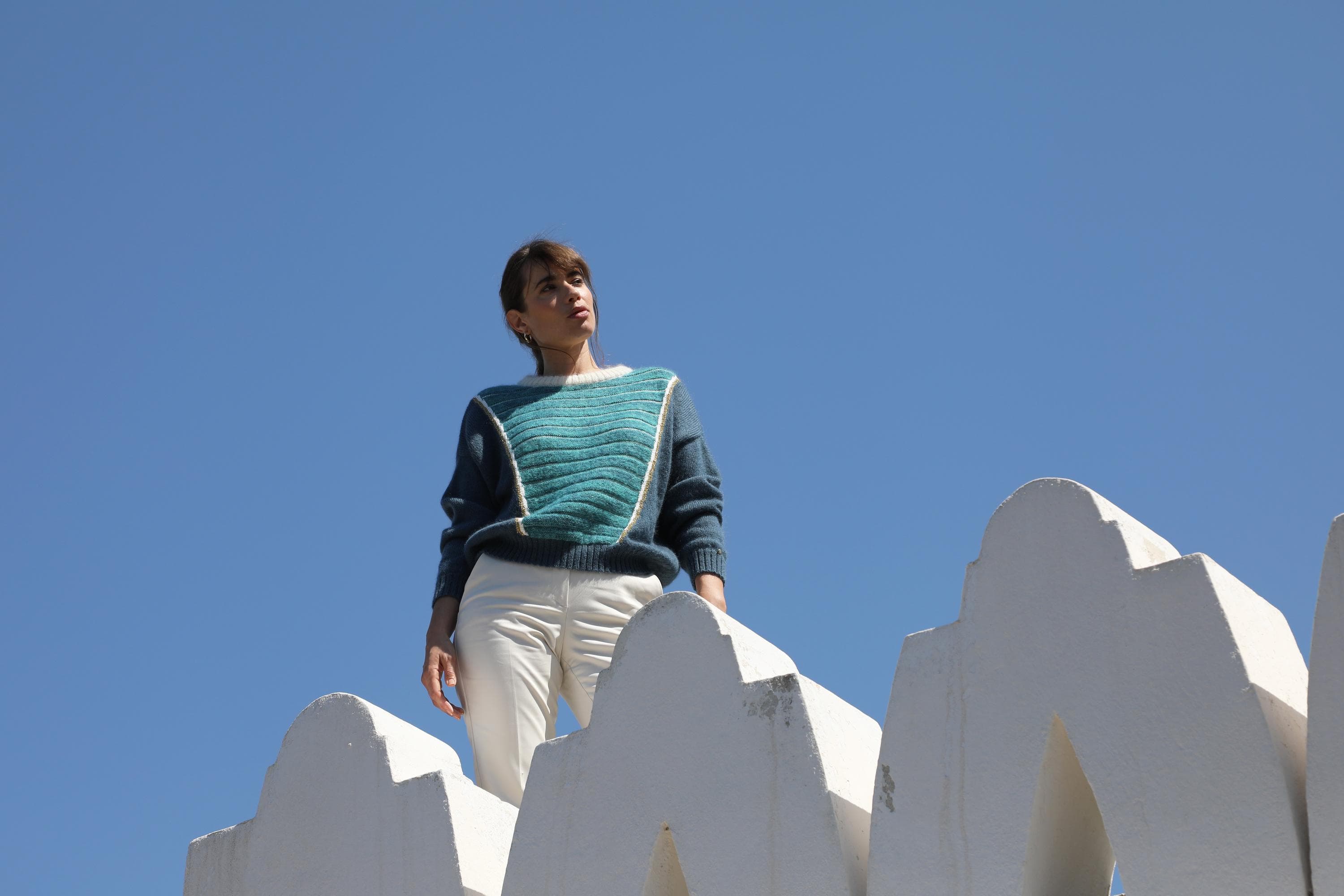 Annyblatt Petra pullover mohair seta Tahiti XS
