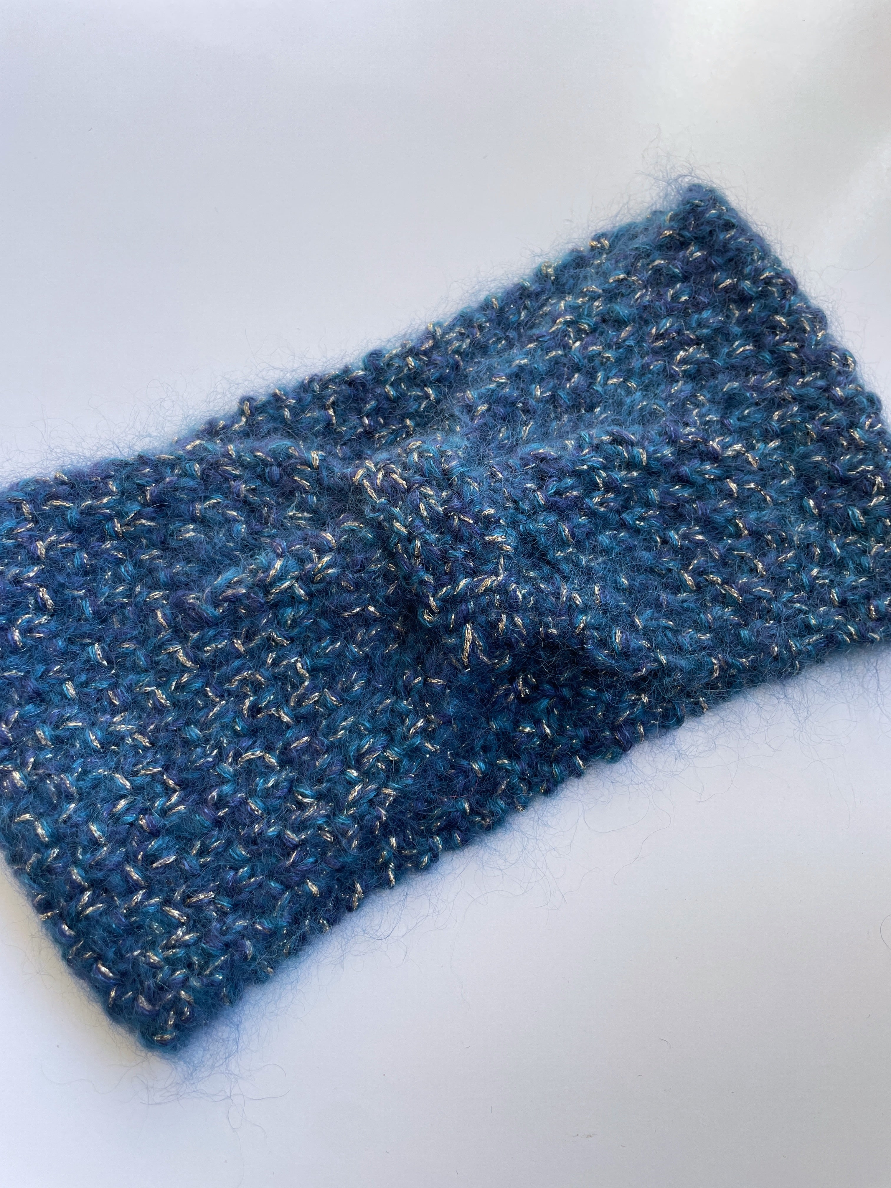 Anny Blatt Meribel kit fascia mohair Argento taglia unica