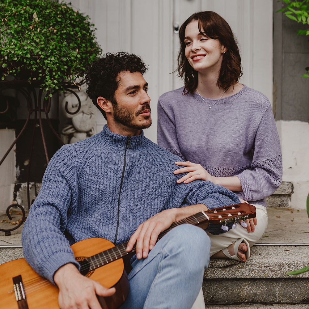 Pascuali Ketan cardigan schema maglia cerniera