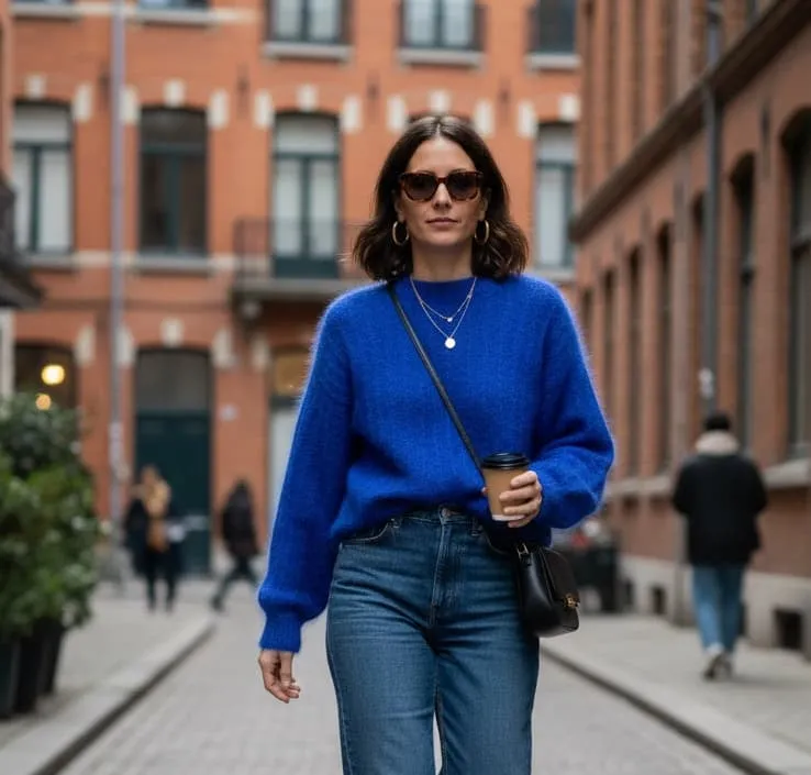 Annyblatt Romane pullover kit maglia angora maniche