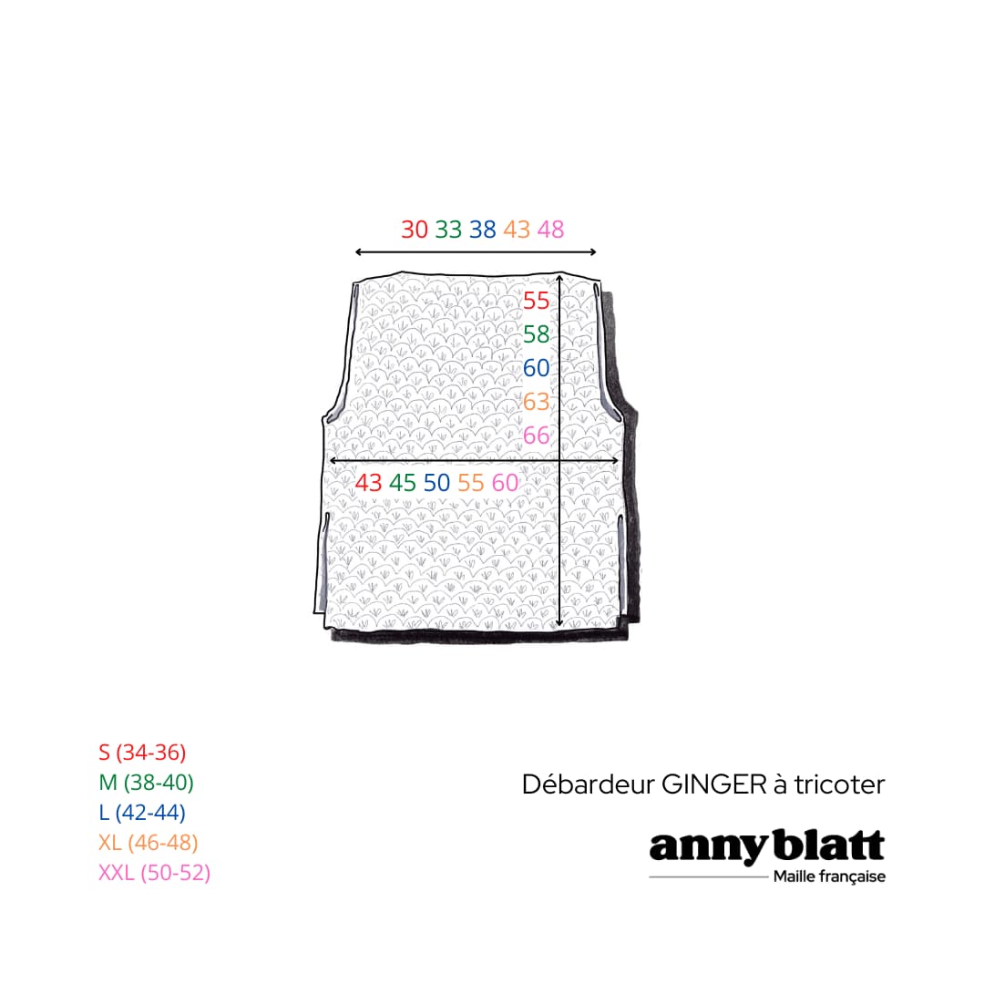 Annyblatt Ginger kit uncinetto canotta cotone