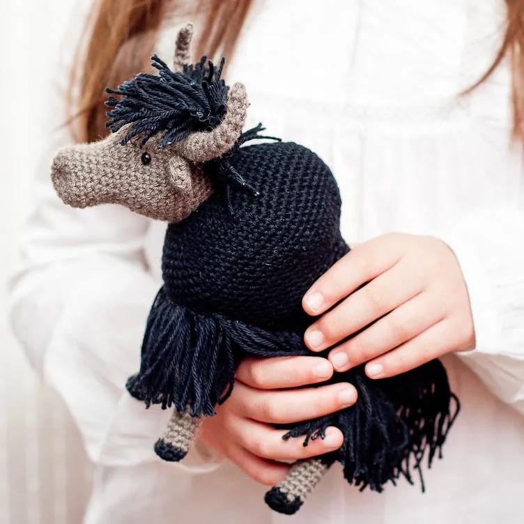 Pascuali Amigurumi Yak schema uncinetto 22 cm