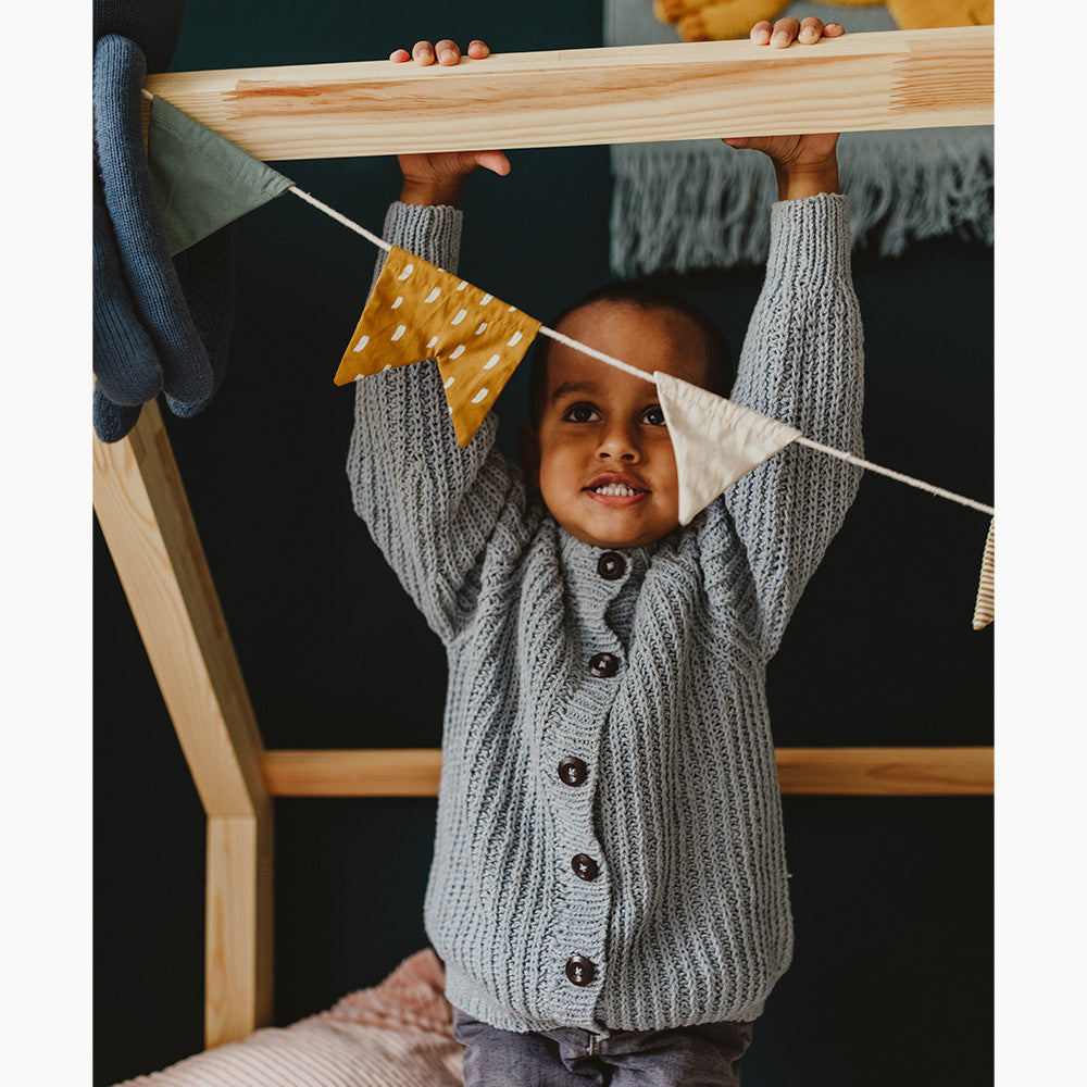 Pascuali Tonjo cardigan bambino schema maglia 2-6 anni