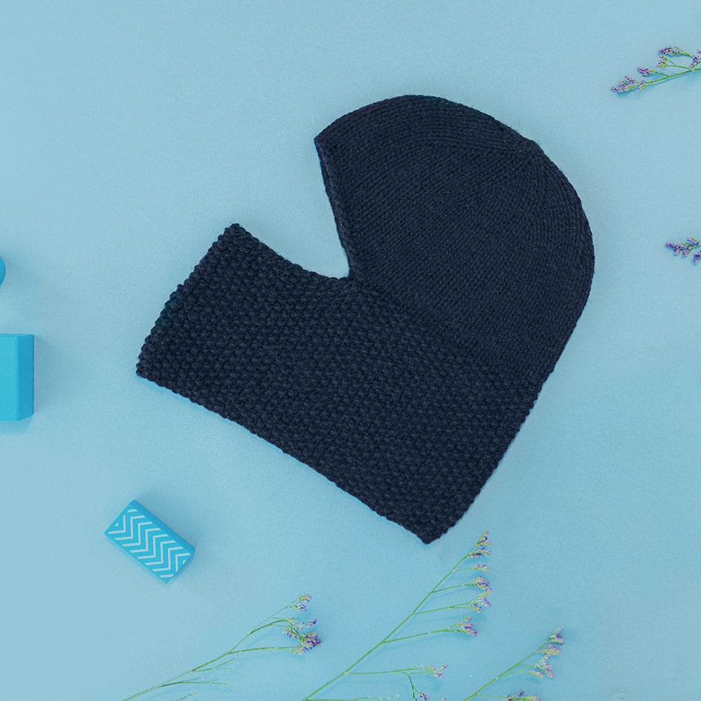 Pascuali Yma schema maglia cappello bimbo collo