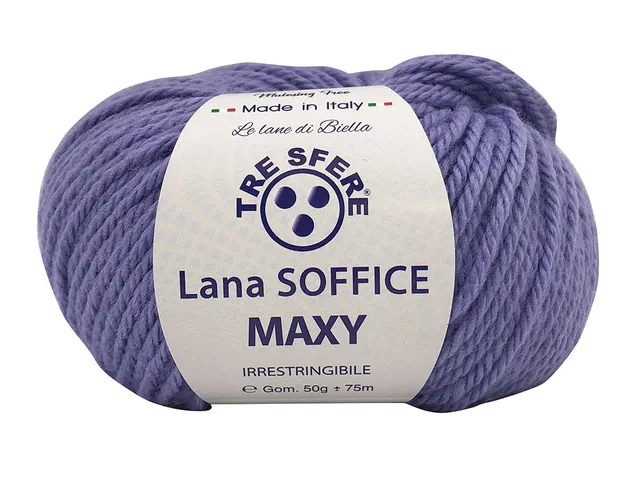 Il Filo di Arianna Soffice Maxy lana Celeste 19 50g