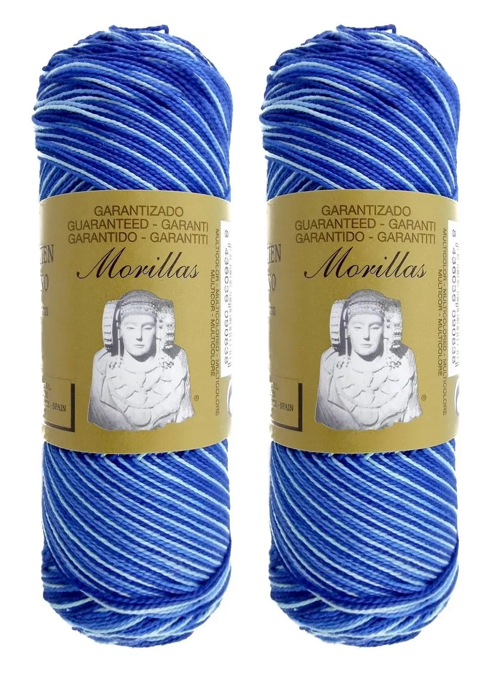 Morillas Zepelines Ne 5/2 cotone perlato blu 29 2x75g