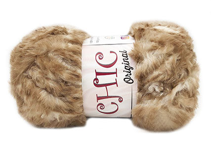 Il Filo di Arianna Chic filato pelliccia bianco 01 100 g pelo lungo