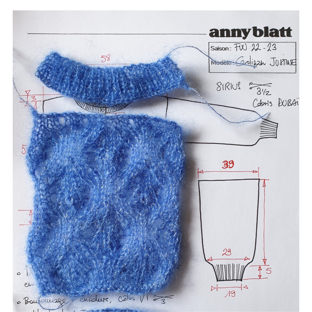 Annyblatt Justine cardigan kit maglia dubai taglia M