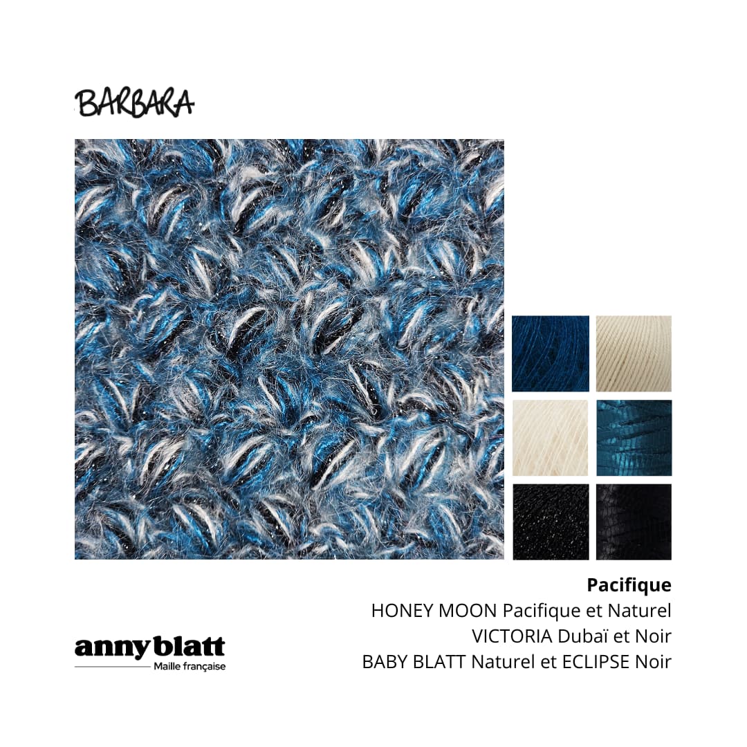 Annyblatt Barbara kit giacca uncinetto mohair e seta