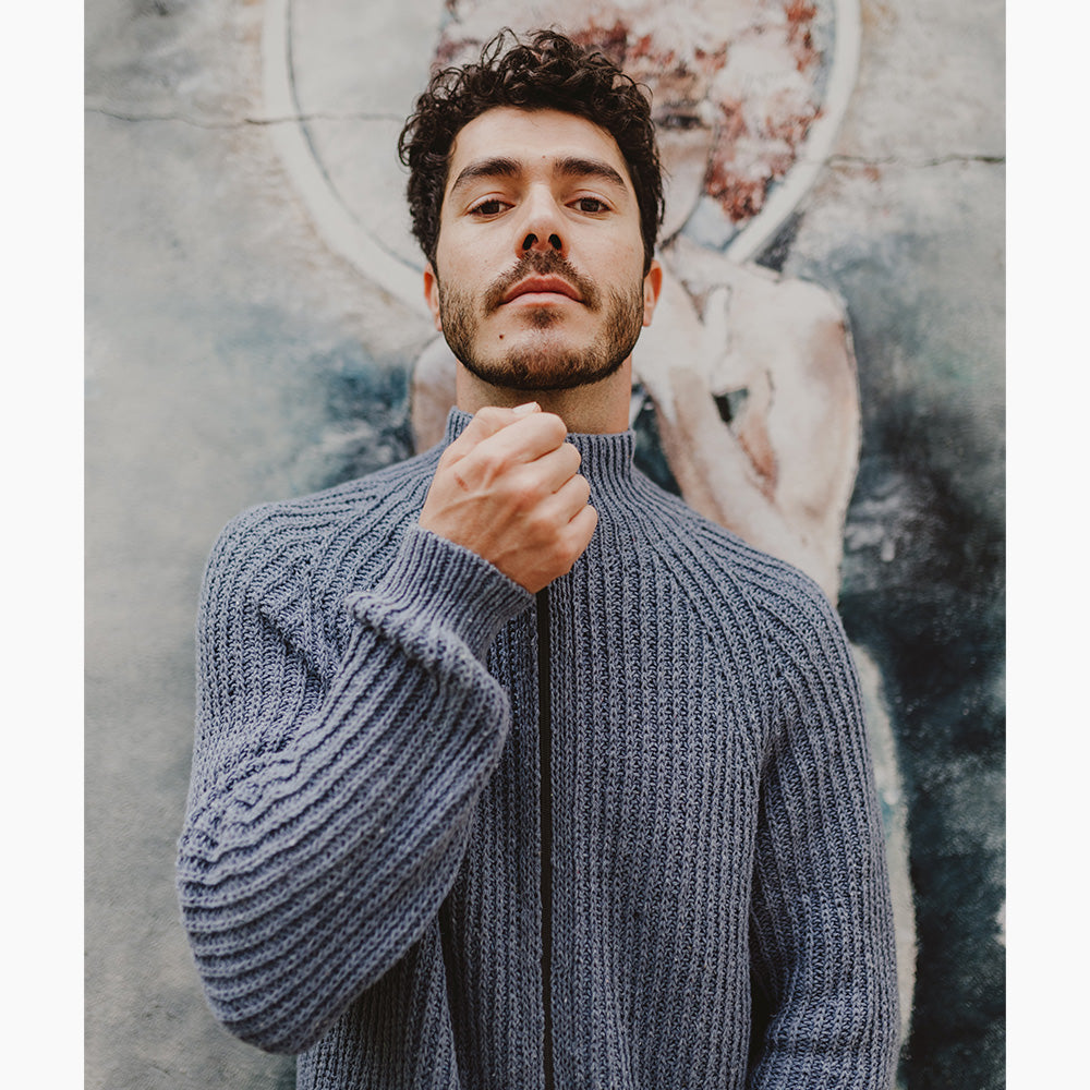 Pascuali Ketan cardigan schema maglia cerniera