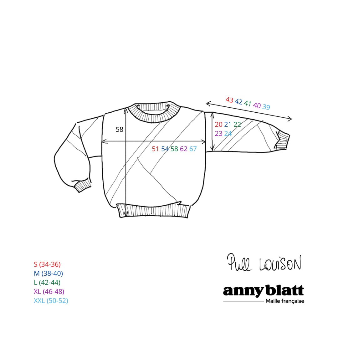 Anny Blatt Vénus Louison kit maglia jacquard