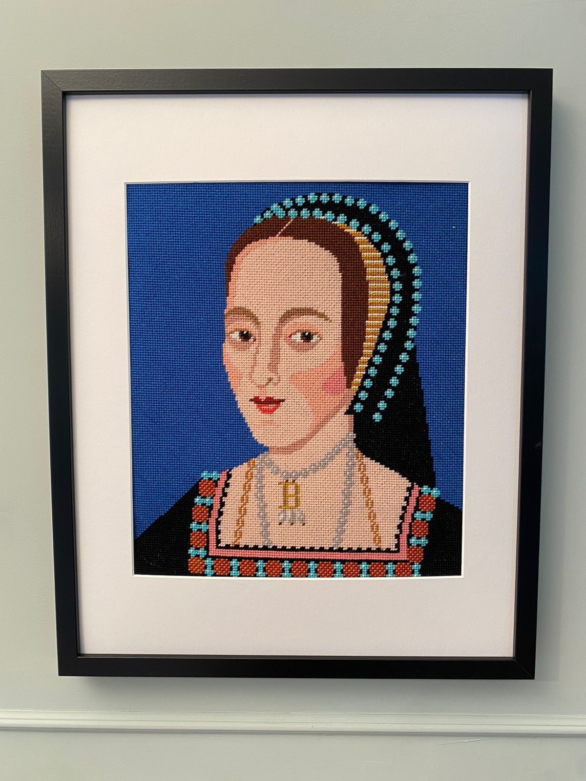 Appleton Anne Boleyn kit arazzo mezzo punto ritratto