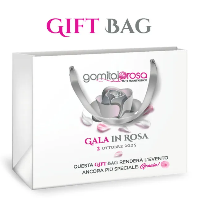 Gomitolorosa Gift Bag 2025 borsa regalo solidale