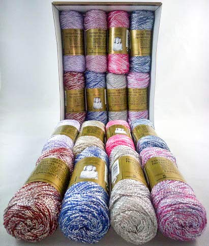 Morillas Zepelines Fantasia N.5 filato lamé scuri 16 gomitoli cotone