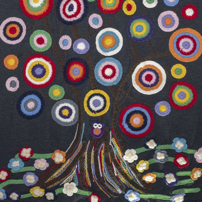 Gomitolorosa Arazzo Kandinsky opera lana 2021