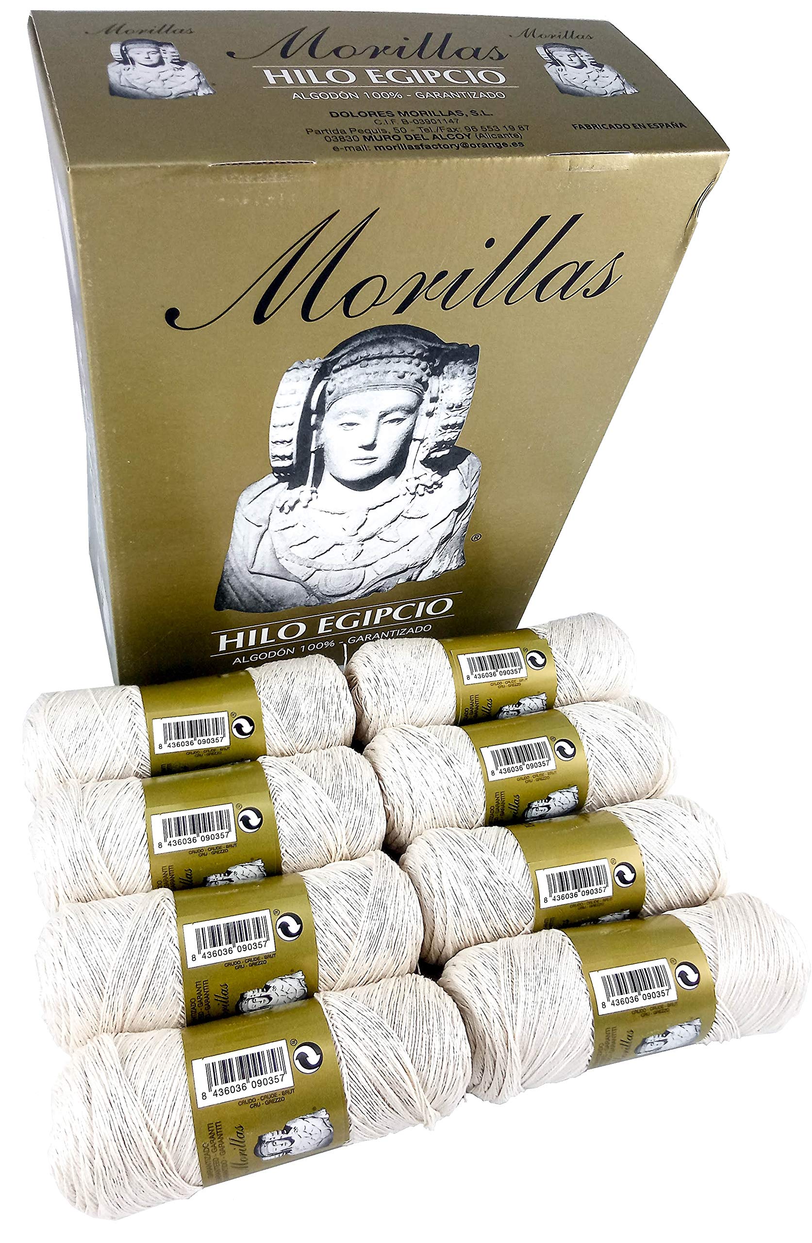 Morillas Zepelines Ne 5/2 filo cotone 16 gomitoli ecrù