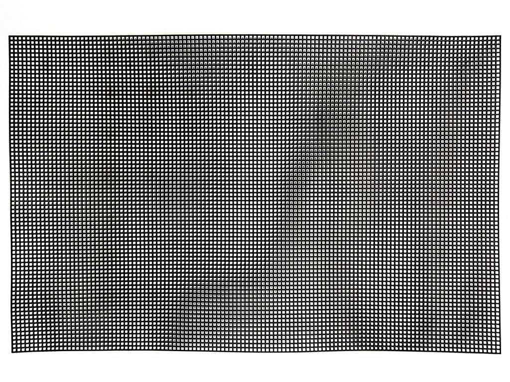 Il Filo di Arianna rete canvas bianca 50x32 foro 2 mm borse