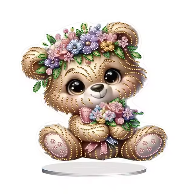Il Filo di Arianna Soprammobile Diamond Painting plexiglass farfalla