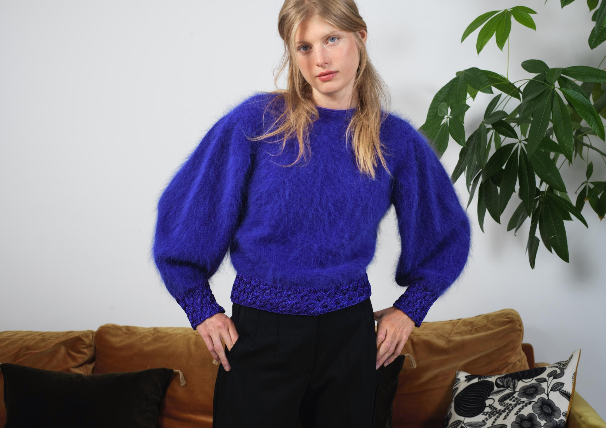 Annyblatt Arielle kit maglia angora trecce