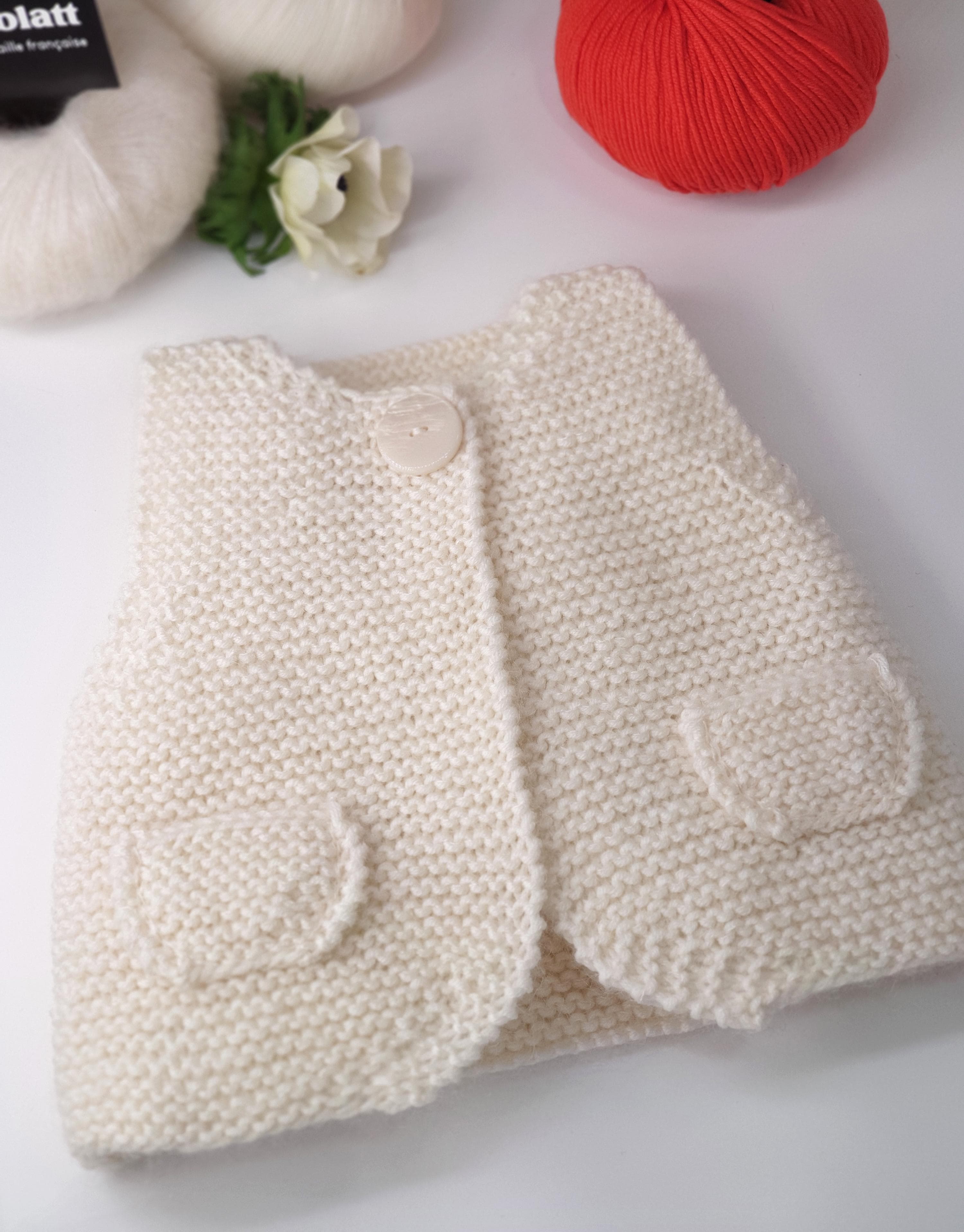 Annyblatt Baobab gilet neonato taglia 1 merino