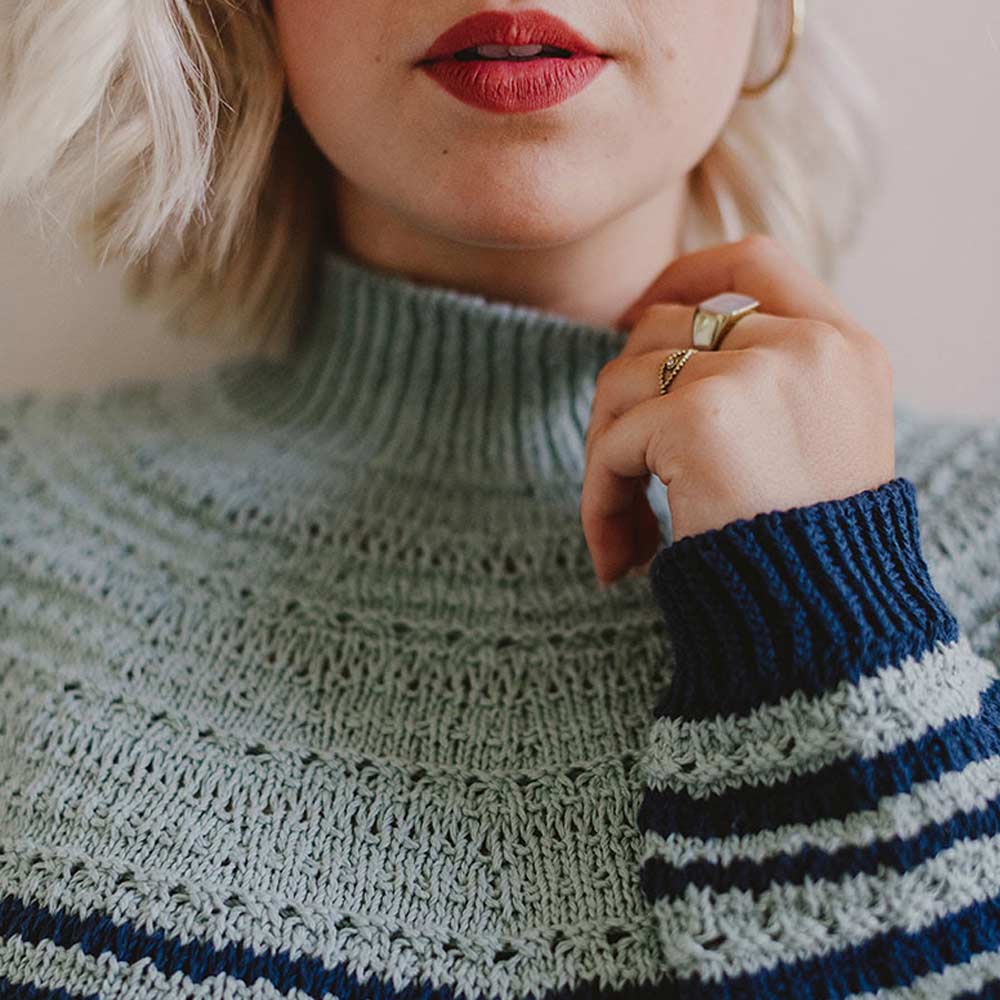 Pascuali Ashina schema maglia pullover a righe