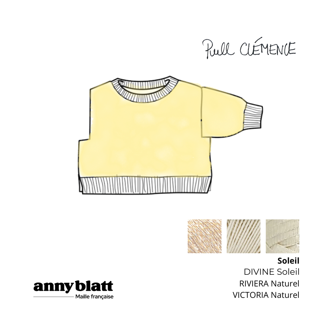 Anny Blatt Divine Clemence kit maglia cotone paillettes