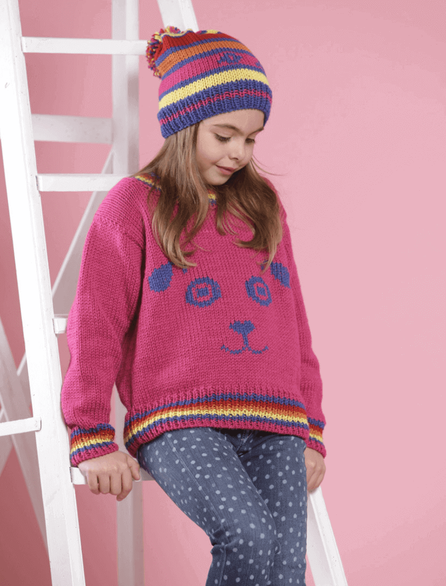 Rosarios4 114 Camisola Urso schema maglione bimbi