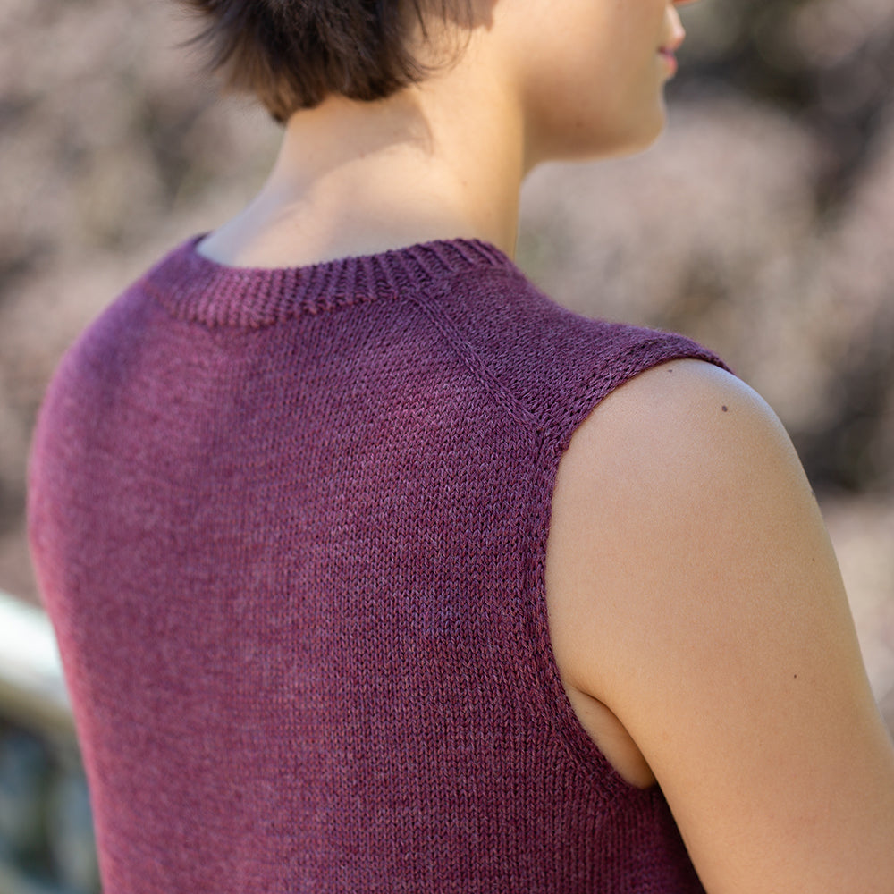 Pascuali Tender Noon schema gilet bottoni top-down