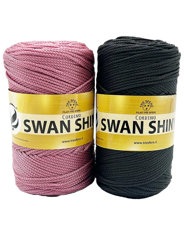 Il Filo di Arianna Swan Shiny cordino borse 250 g brillante