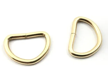 Il Filo di Arianna Passanti Metallici anelli metallo oro 6 pezzi