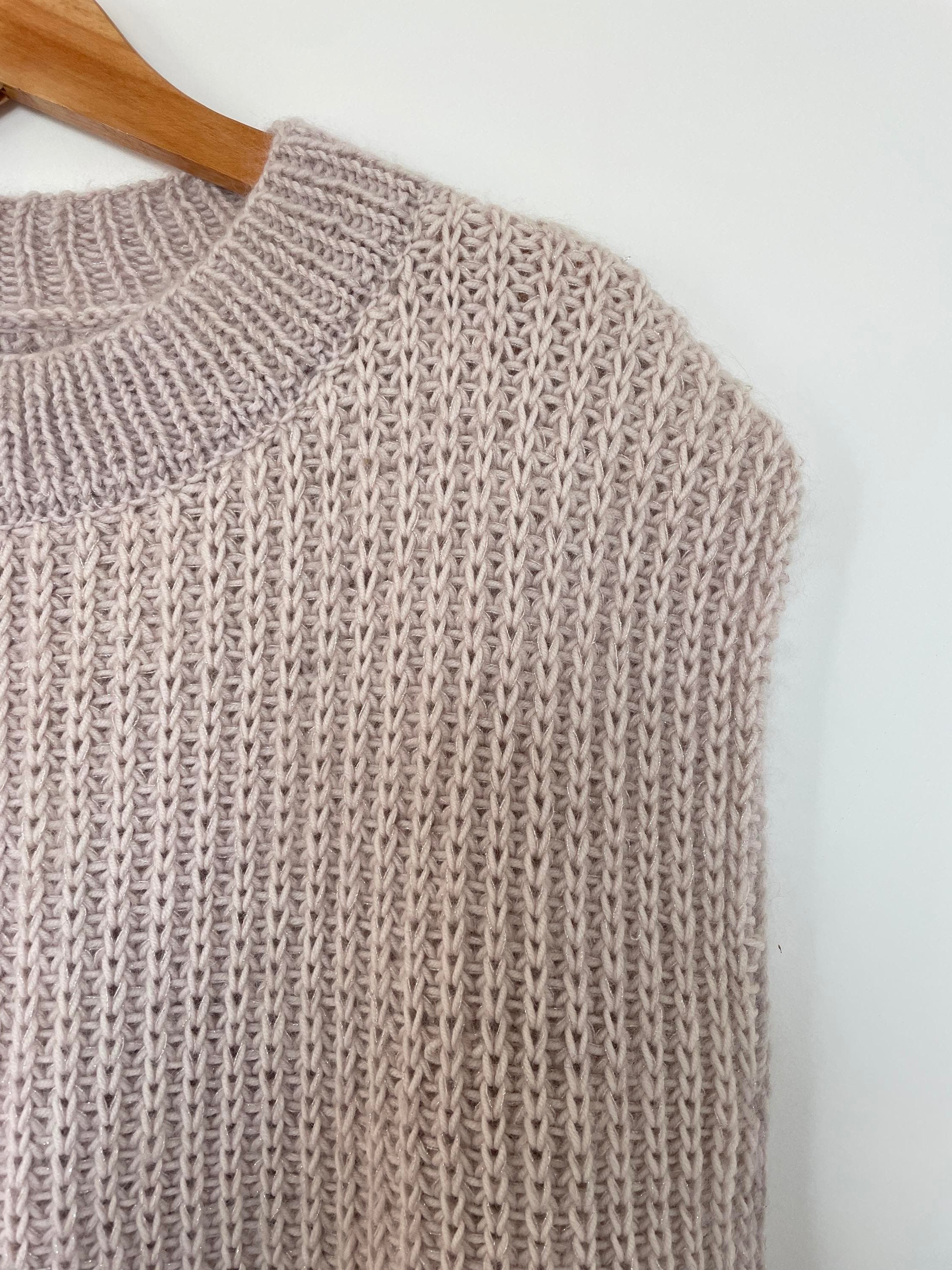 Anny Blatt Bella Dune gilet merino e mohair