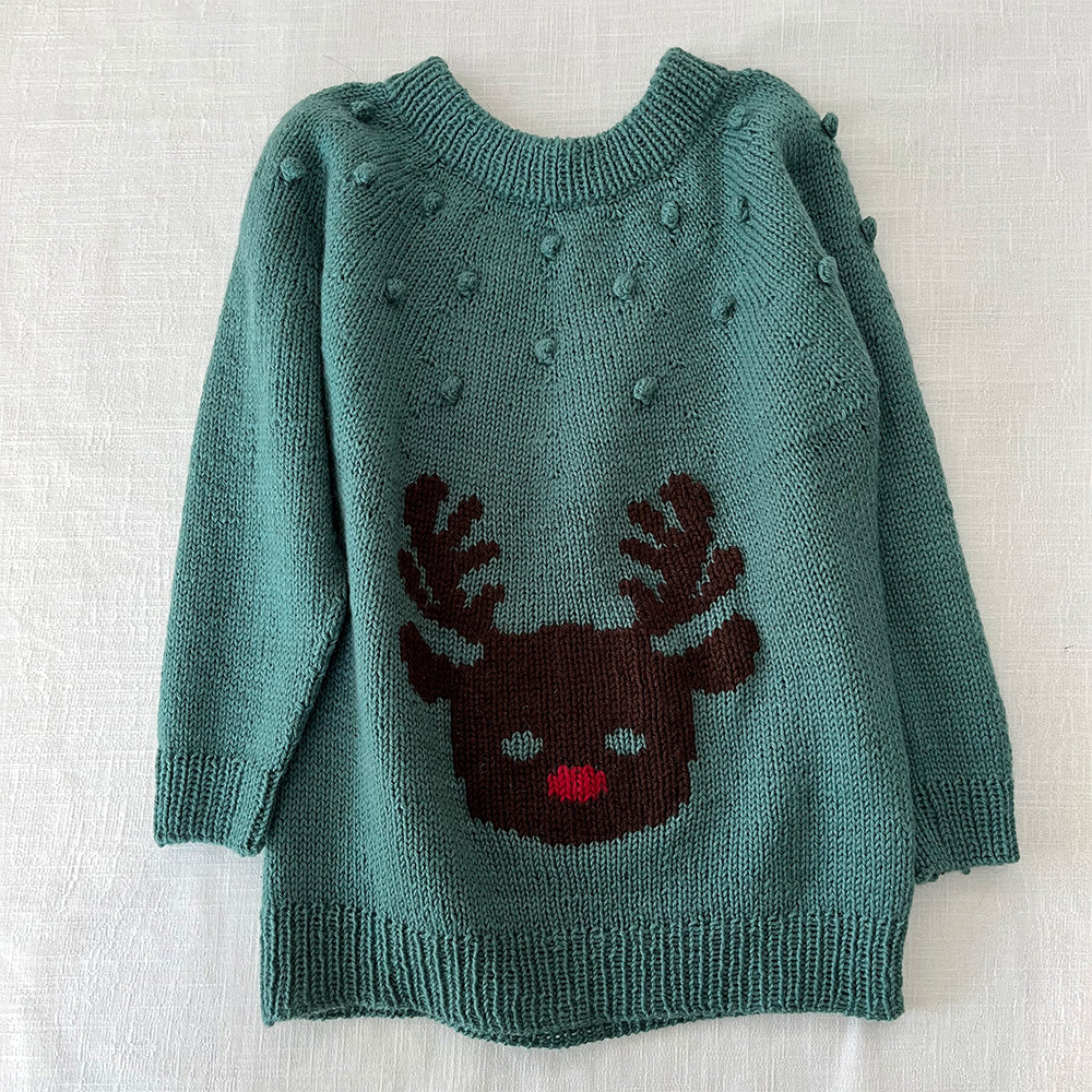 Pascuali Rudi schema maglia bambino renna