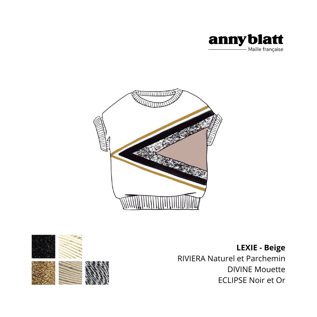 Anny Blatt Robbie kit top cotone jacquard M