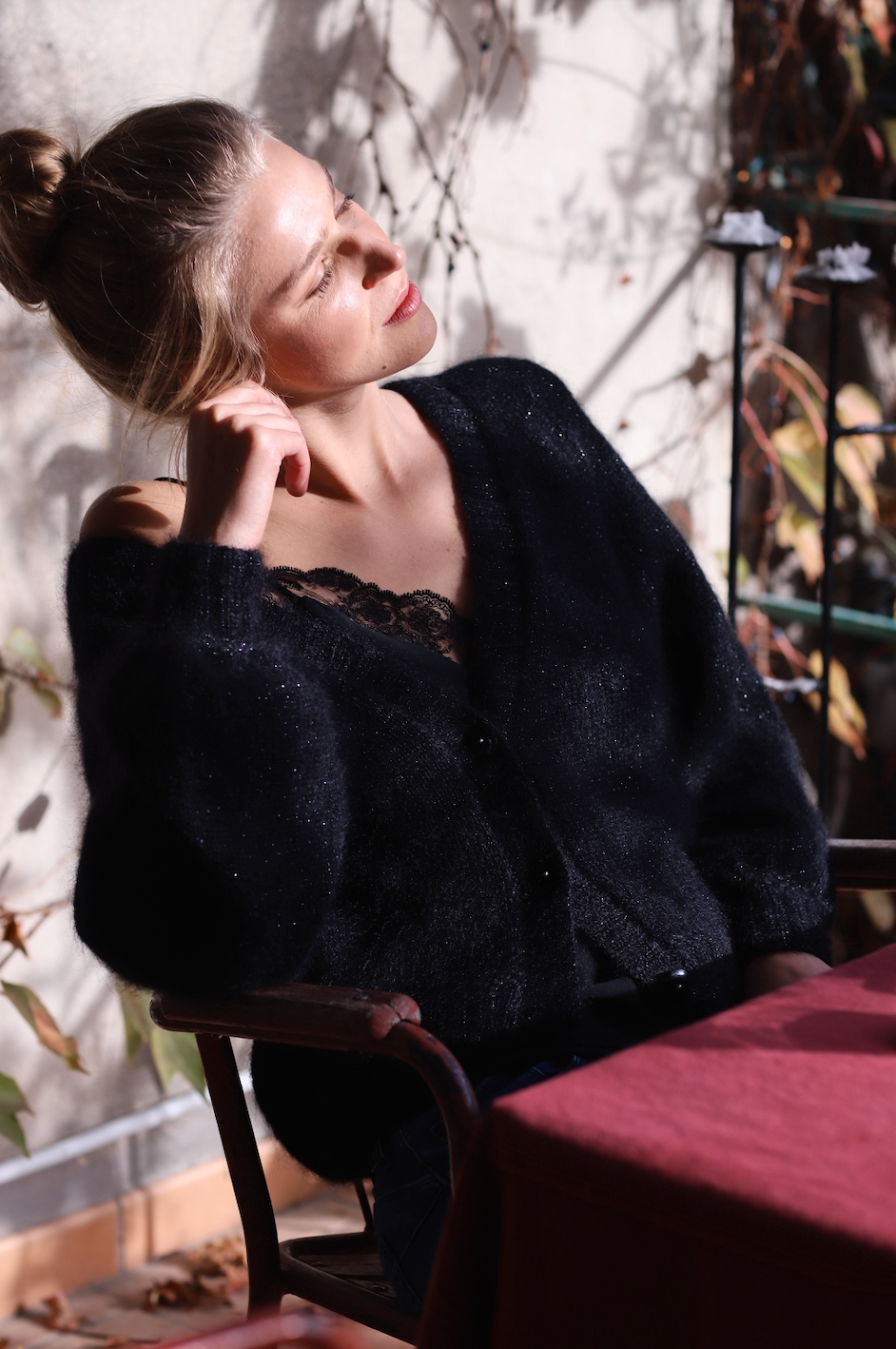 Annyblatt April kit maglia gilet mohair