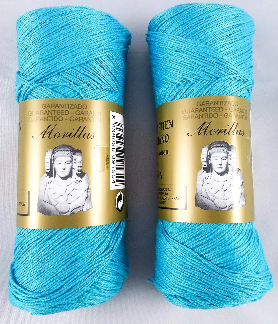 Morillas Zepelines Ne 8/2 filo cotone 2x70 g blu 4 mercerizzato