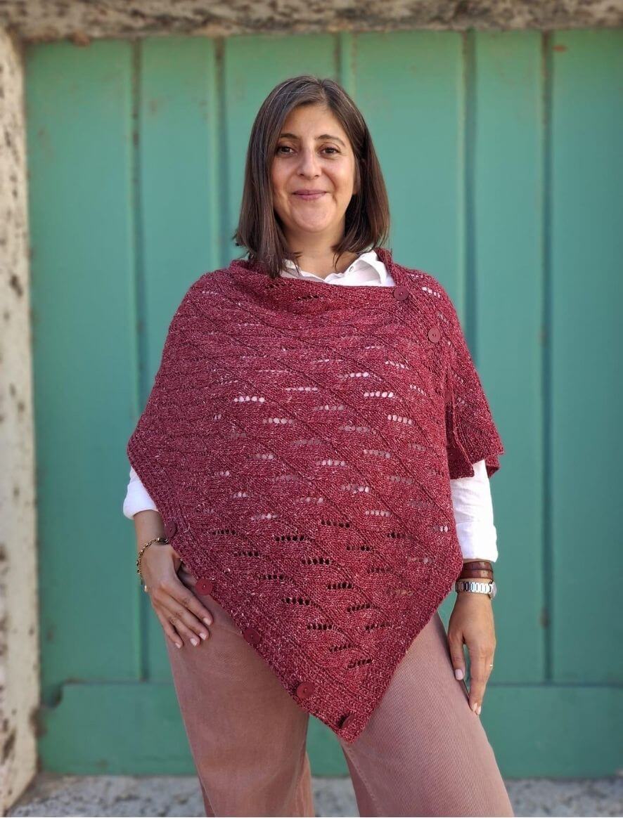Rosarios4 Capa Granate mantella schema maglia
