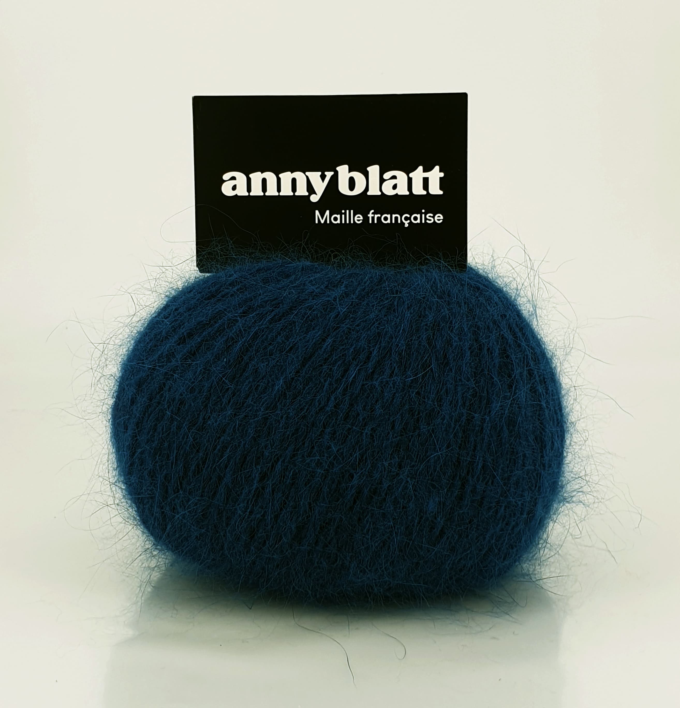 Anny Blatt Clarisse kit cardigan angora unito